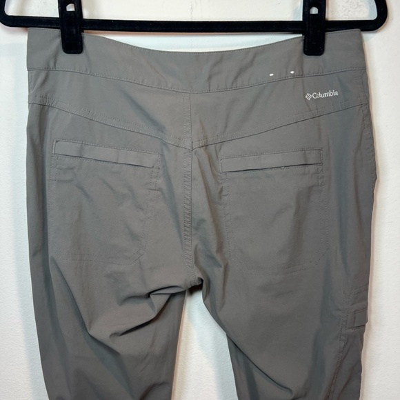 Columbia Women's Hiking Pants Gray Roll Up Lightweight Stretch Pockets Outdoor 4 - Picture 10 of 13